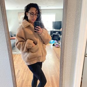 Oversized Teddy Coat